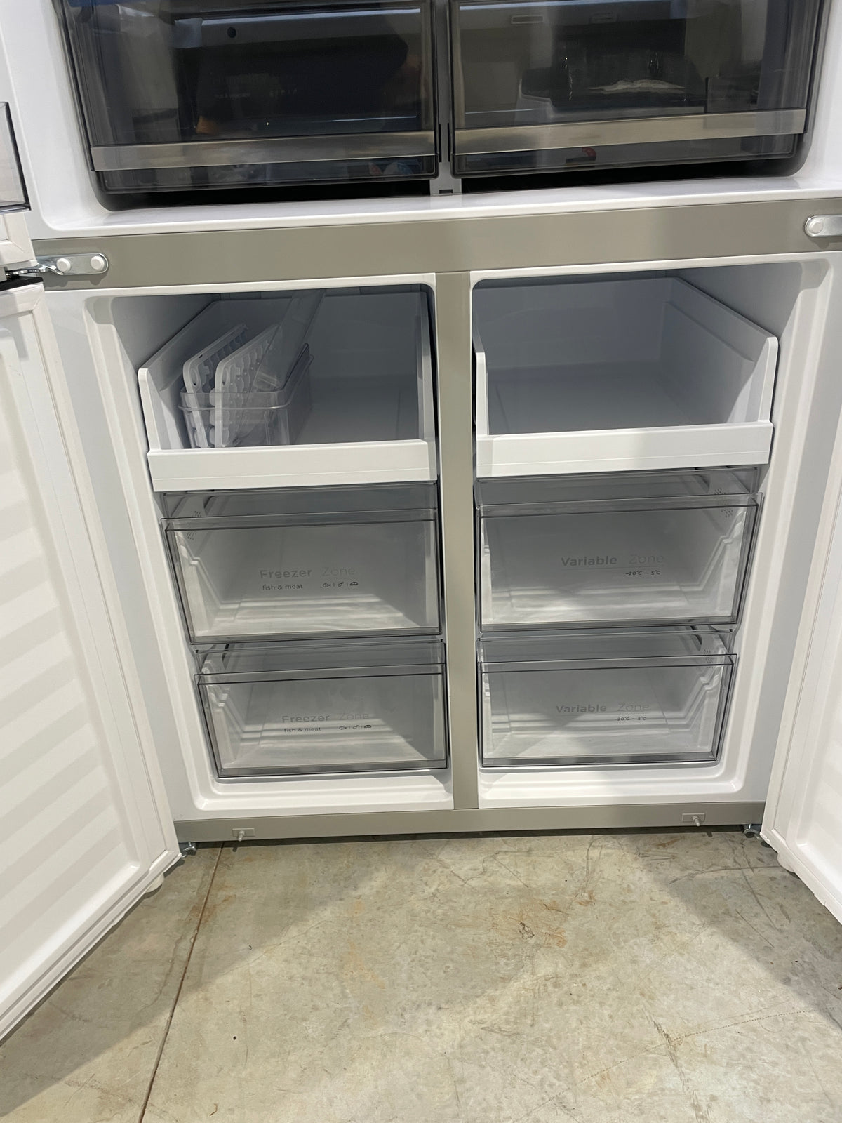 CHiQ 601L French Door Fridge CCD598NWS – Inverter, Variable Temperature Chamber & 4.5-Star Energy | Refurbished