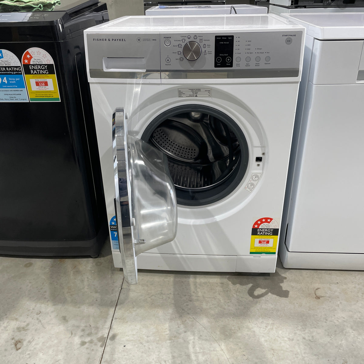 Fisher & Paykel 9kg Front Load Washing Machine WH9060J3 – SmartDrive, 1200 RPM & Eco Wash | Refurbished