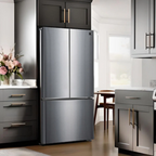 Kenmore 510 L French Door Refrigerator, Stainless Steel, Adjustable Glass Shelves, Quiet Energy-Efficient Inverter Compressor, Frost-Free Freezer, Energy Star Certified image 0