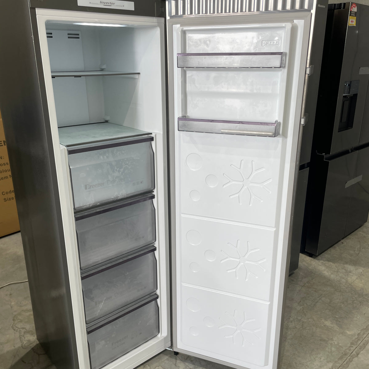 CHiQ 206L Hybrid Upright Freezer – Frost Free, Convertible Fridge & Freezer | Refurbished
