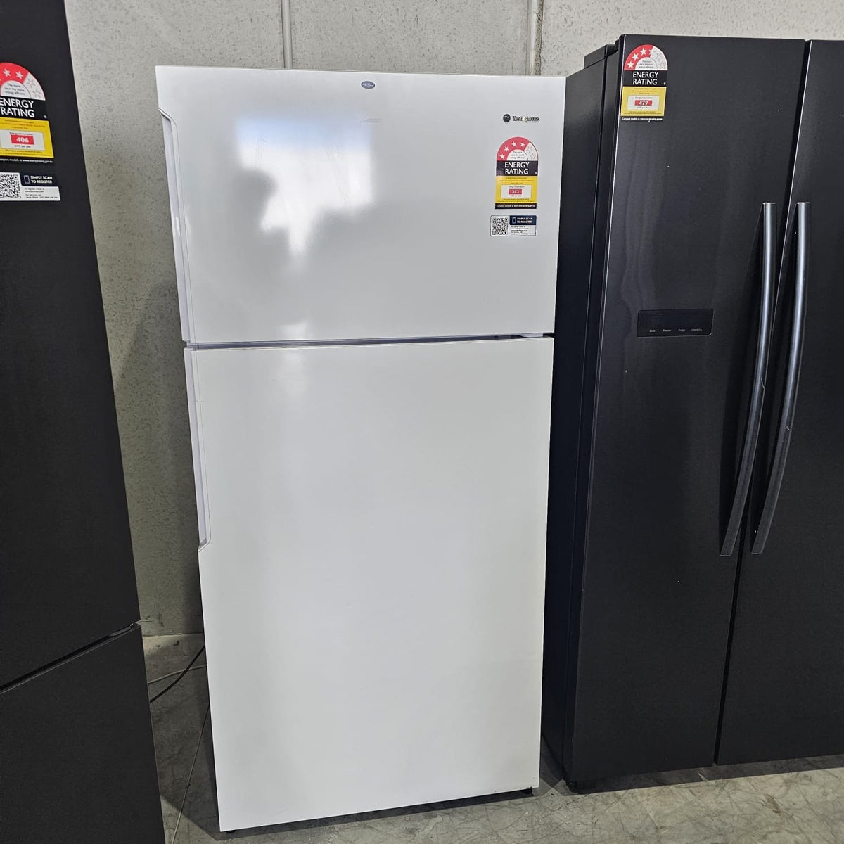 Westinghouse 503L Top Mount Fridge – White Refurbished / 6 months warranty image 0