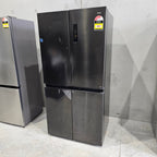 CHiQ 503L Quad Door Fridge CCD502NBS – Black Steel, No Frost Multi-Airflow | Refurbished image 0