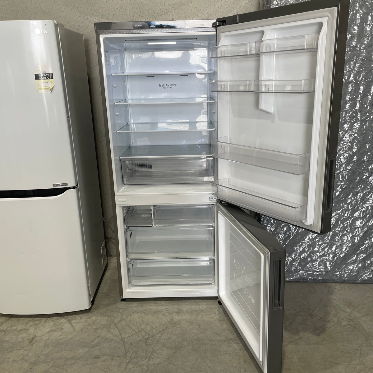LG 420L Bottom Mount Fridge GB-455UPLE – Door Cooling, Moist Balance Crisper & Smart Diagnosis | Refurbished