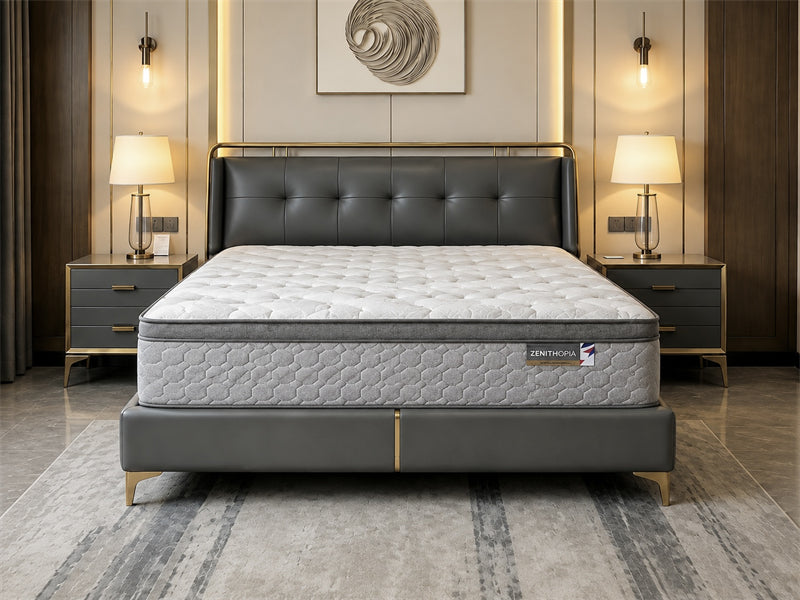 Luxury Mattress 30 CM – 3-Zone Spring System | Double, Queen & King