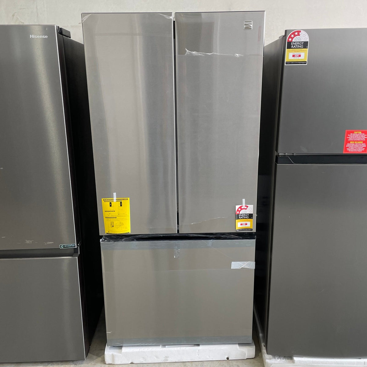 Kenmore 510 L French Door Refrigerator, Stainless Steel, Adjustable Glass Shelves, Quiet Energy-Efficient Inverter Compressor, Frost-Free Freezer, Energy Star Certified image 4