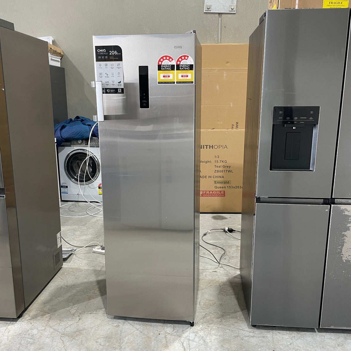 CHiQ 206L Hybrid Upright Freezer – Frost Free, Convertible Fridge & Freezer | Refurbished
