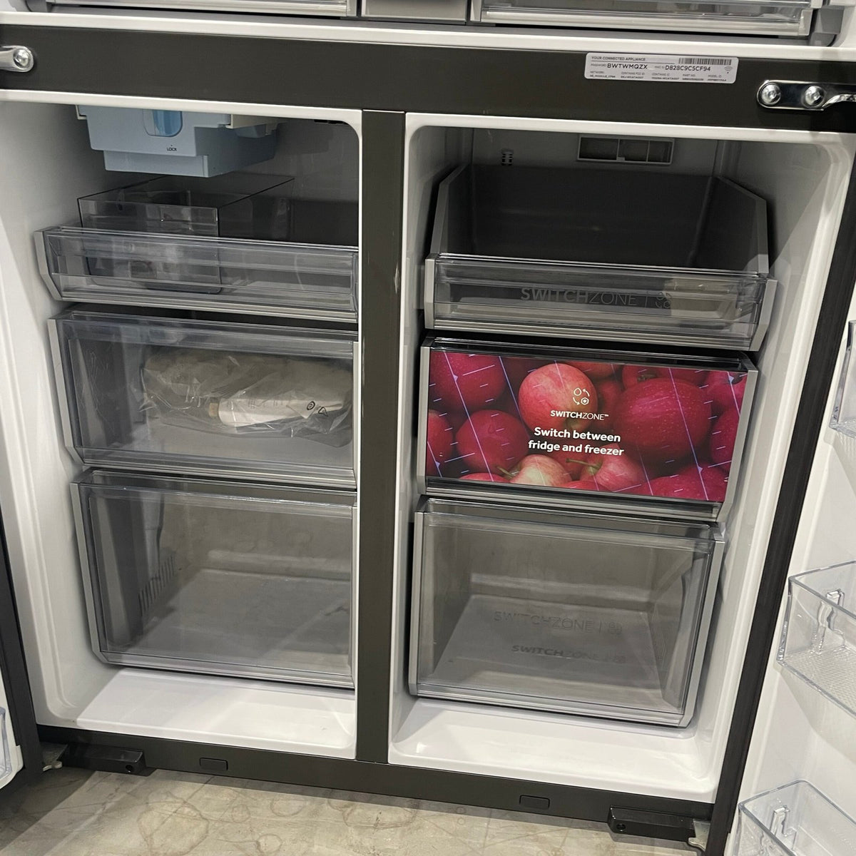 Haier HRF680YPC 623L Quad Door Fridge – Black | Ice &amp; Water | Factory Second | 1 Year Warranty image 4