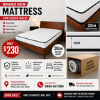 Brand New Boxed Mattress – 20cm Medium-Firm | image 2