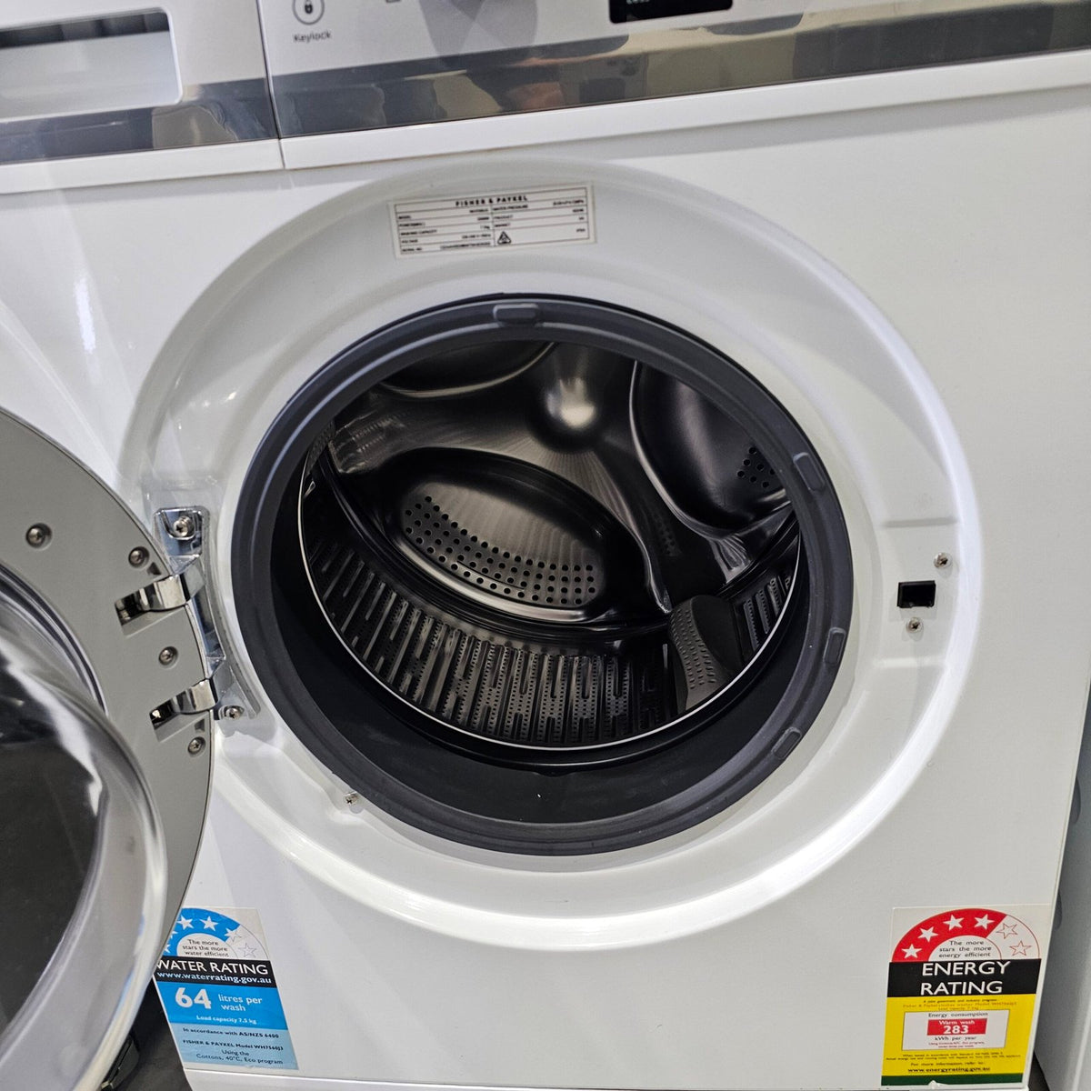 Fisher &amp; Paykel 7.5kg Front Load Washing Machine WH7560J3 – SmartDrive, Vortex Wash &amp; 1200 RPM | Refurbished image 2