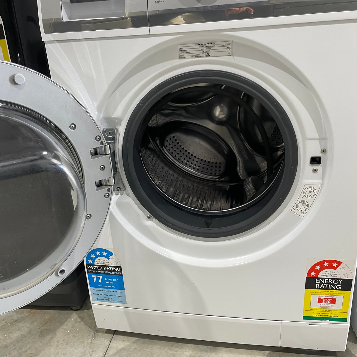 Fisher & Paykel 9kg Front Load Washing Machine WH9060J3 – SmartDrive, 1200 RPM & Eco Wash | Refurbished