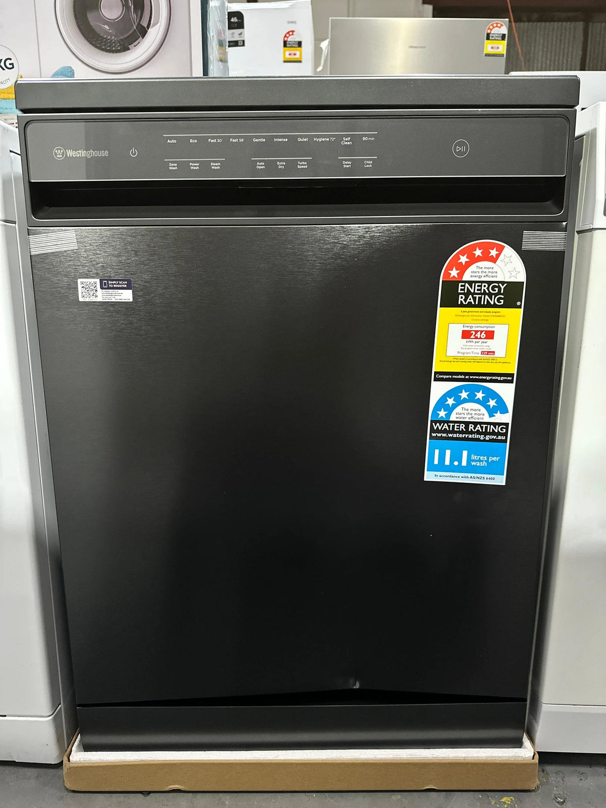 Westinghouse 15 Place Setting Dishwasher Spacious Family Capacity - Factory Second