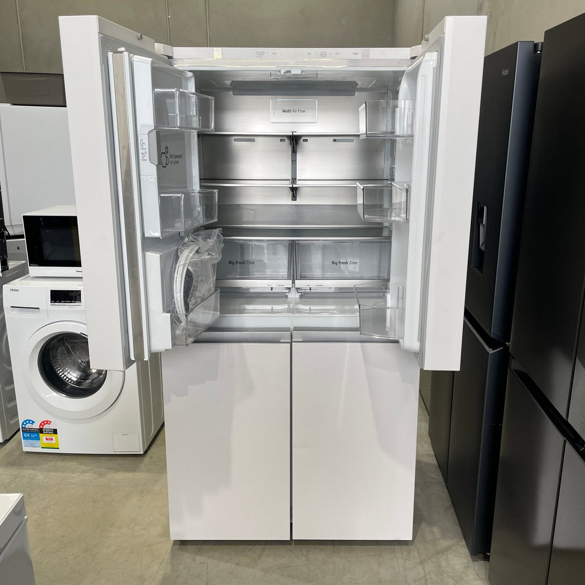 LG GF-L700MWH 637L French Door Fridge – Matte White | Ice &amp; Water | Factory Second | 1 Year Warranty image 1