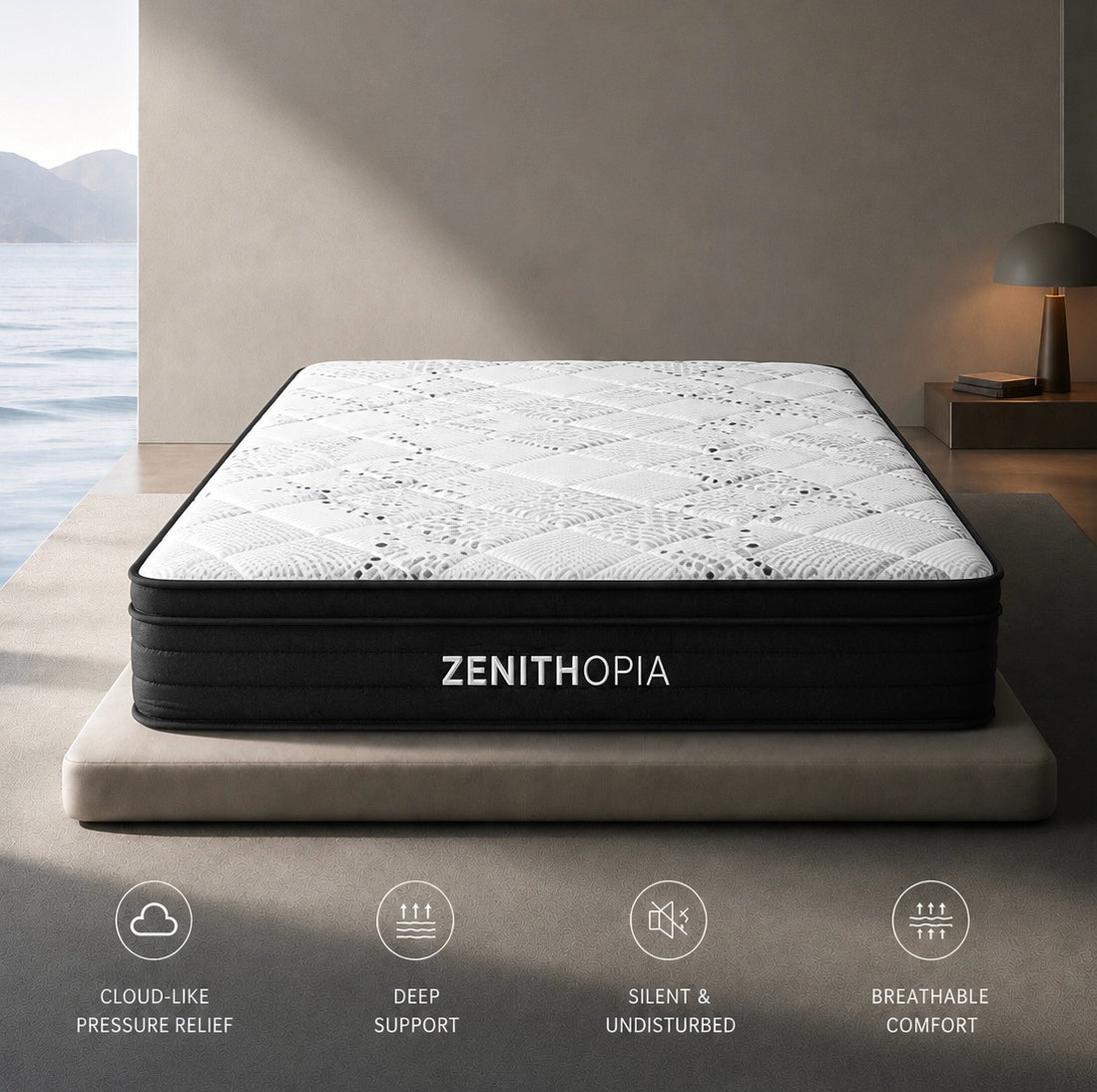 Brand new 30cm Firm Luxury Mattress – Double, Queen & King | Extra-Firm Comfort