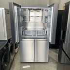 Hisense HRCD610TS 609L PureFlat French Door Fridge – Silver Stainless Steel, Inverter Technology & My Fresh Choice Zone | Factory Second