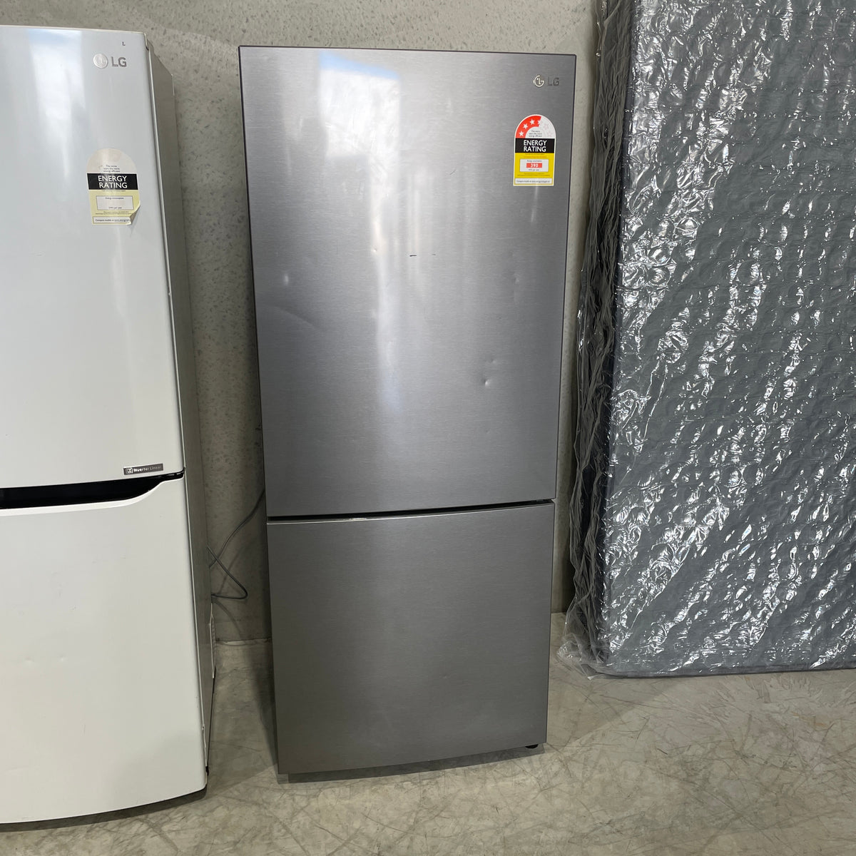 LG 420L Bottom Mount Fridge GB-455UPLE – Door Cooling, Moist Balance Crisper & Smart Diagnosis | Refurbished