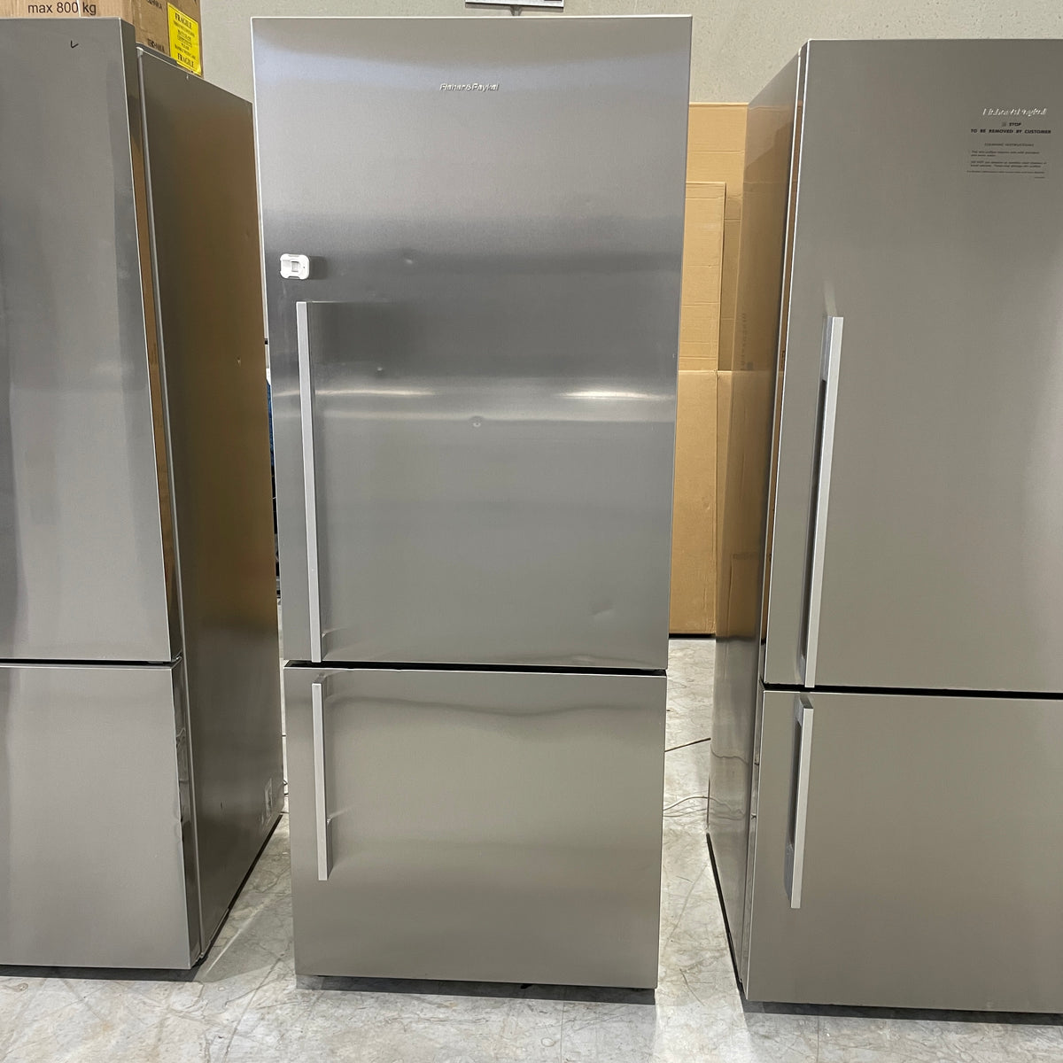 Fisher & Paykel 413L ActiveSmart Bottom Mount Fridge E442BRXFD5 – Frost Free, Humidity Control & Fast Freeze | Refurbished