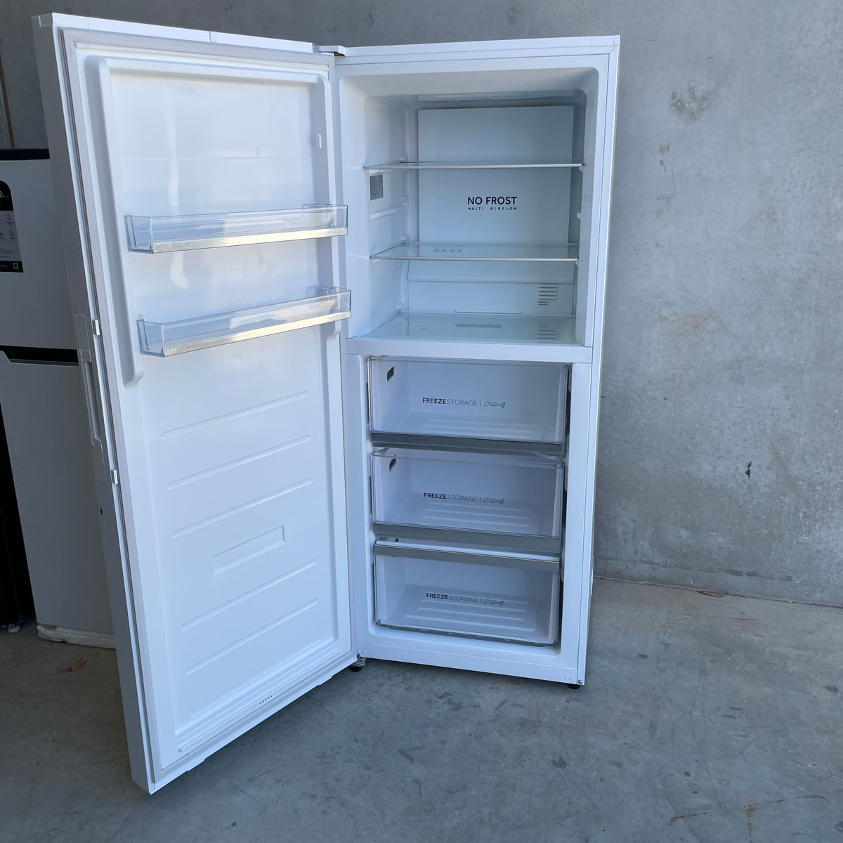 Haier 386L Vertical Frost Free Freezer HVF430VS – SuperFreeze, Reversible Door & 3.5-Star Energy | Refurbished
