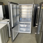 Hisense HRBM503S 503L Bottom Mount Fridge – Silver, 4.5-Star Energy Rating | Factory Second