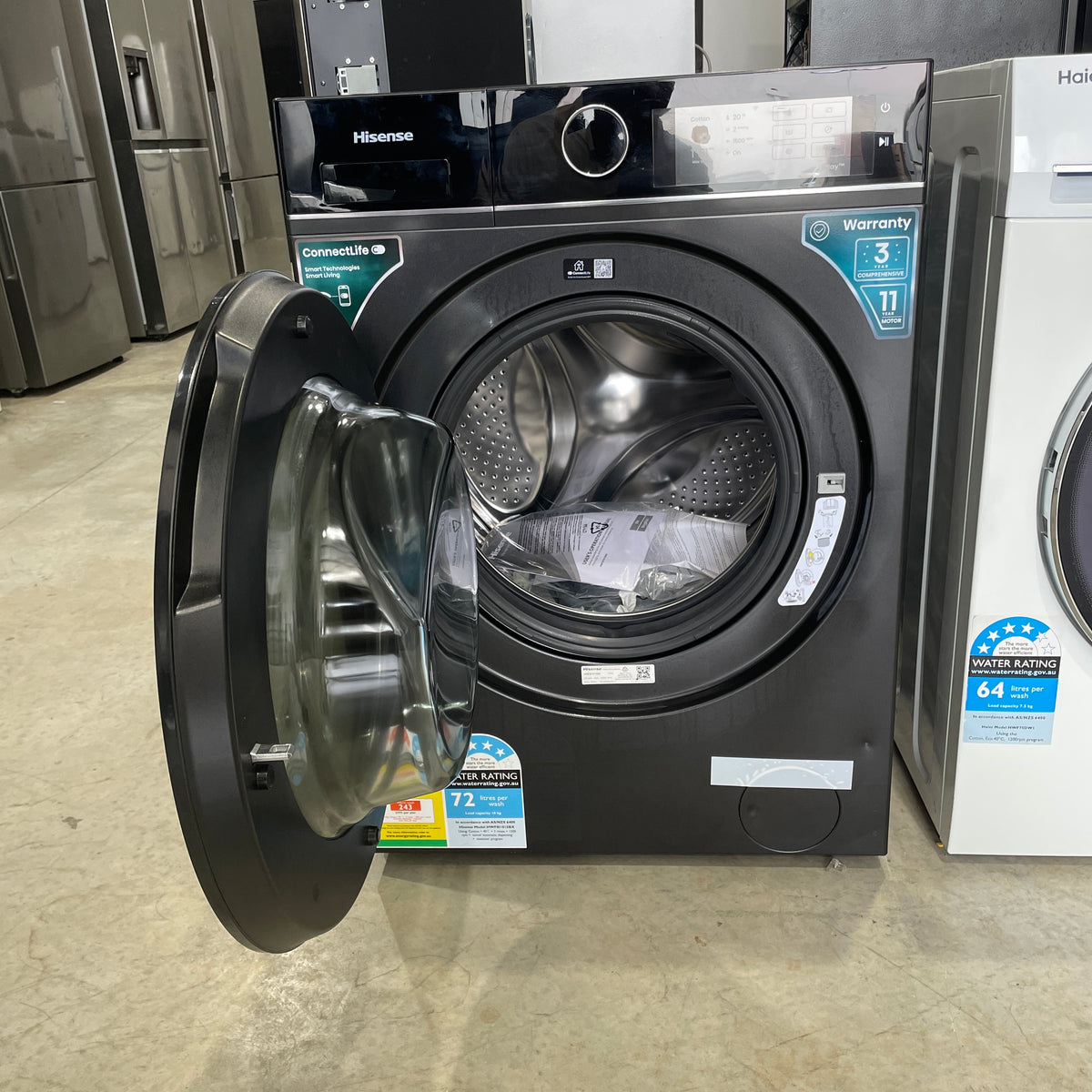 Hisense 10kg Front Load Washing Machine HWF8I1015BX – iFit™, iJet™, AutoDosing & 5-Star Efficiency | Factory Second