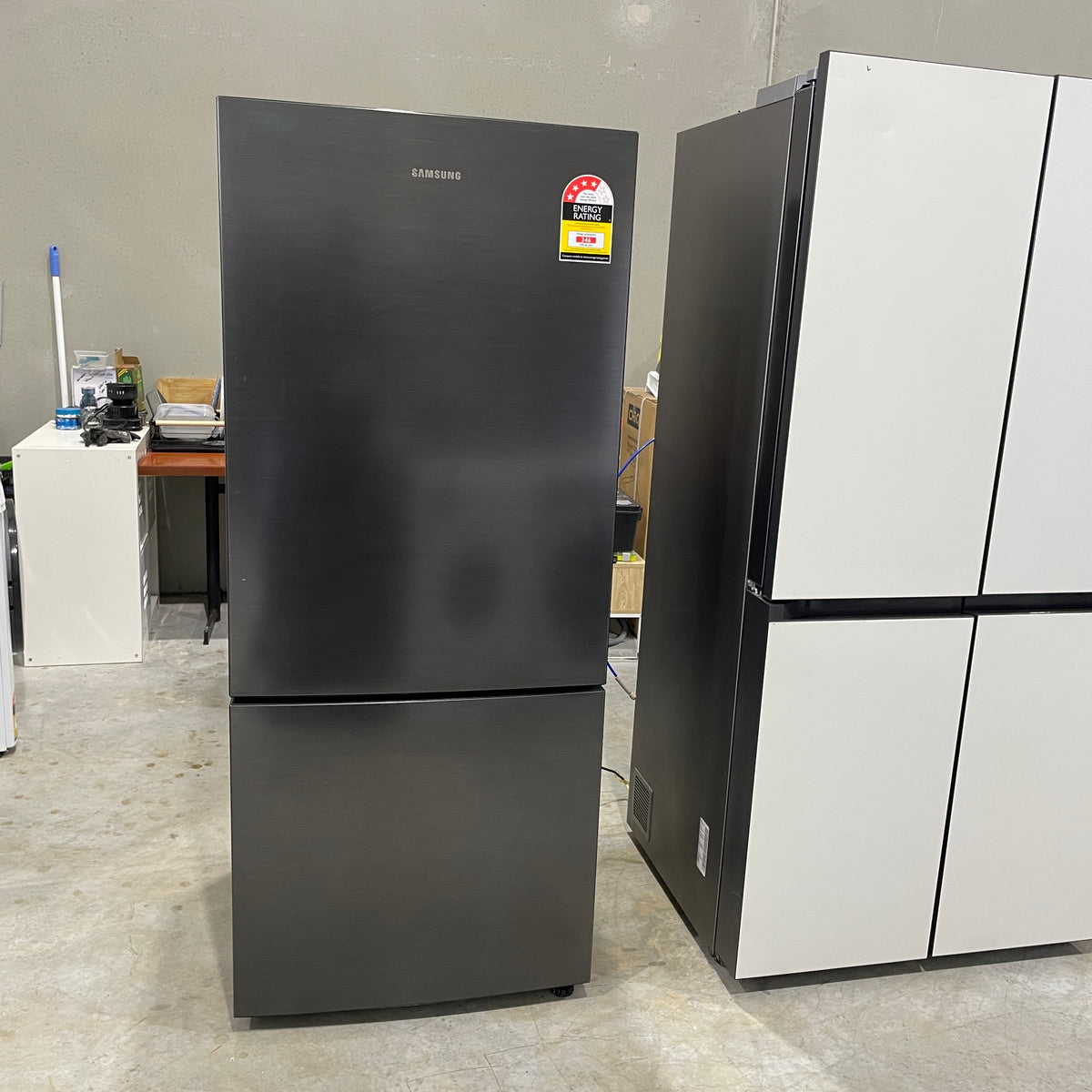 Samsung 427L Bottom Mount Fridge SRL459MB – All-Around Cooling, Digital Inverter & Matte Black | Refurbished