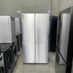 Hisense HRCD610TS 609L PureFlat French Door Fridge – Silver Stainless Steel, Inverter Technology & My Fresh Choice Zone | Factory Second