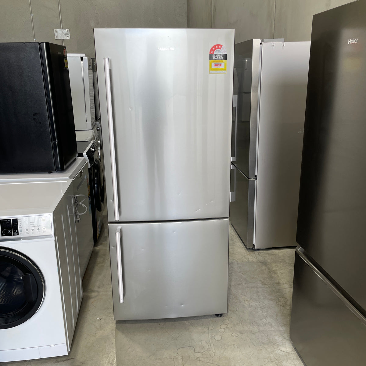 Samsung 458L Bottom Mount Fridge SRL458ELS – Multi Flow Cooling, Twist Ice & 4-Star Energy | Refurbished