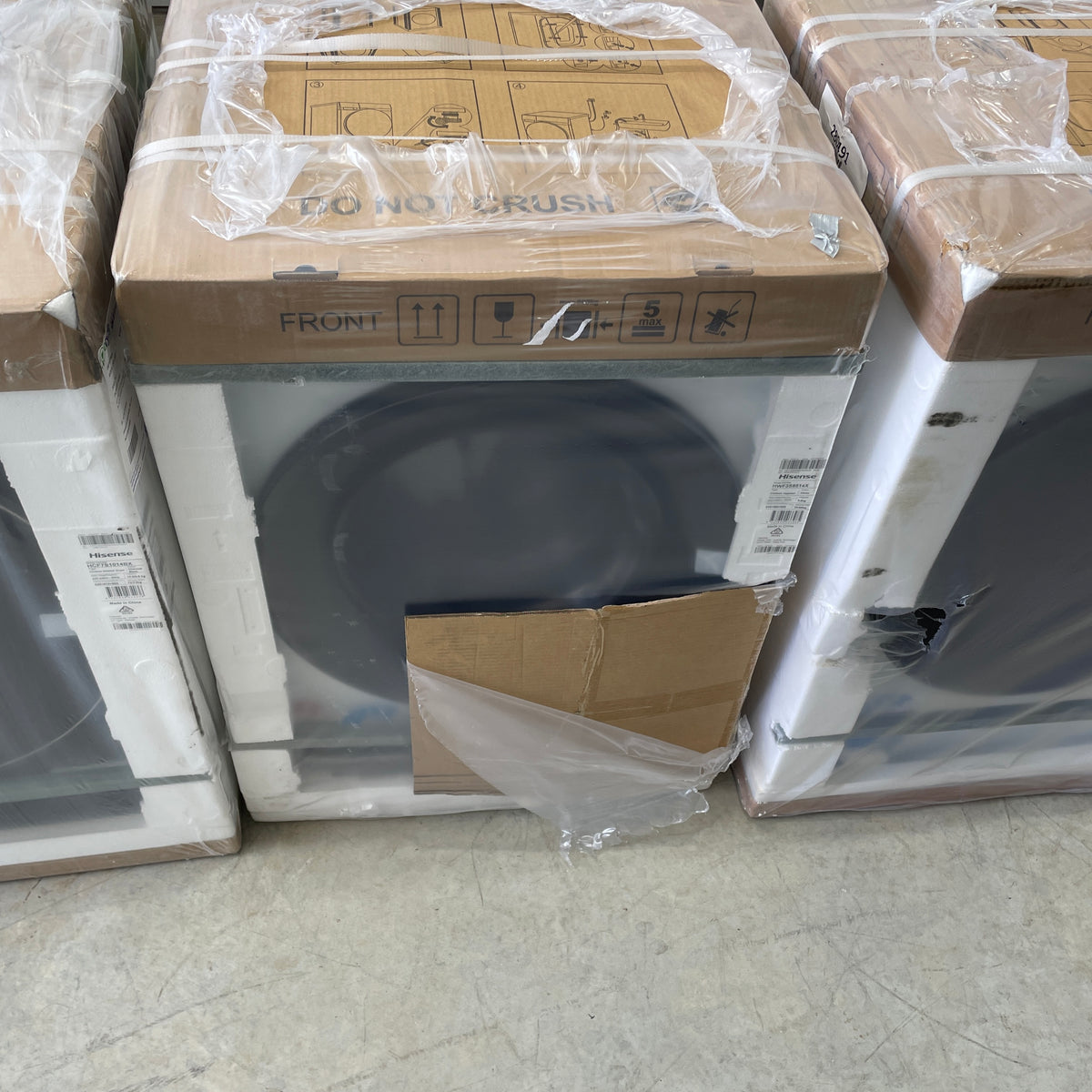 Hisense HWF3S8514X 8.5kg Front Load Washing Machine – 4.5-Star Energy Rating, 16 Wash Programs | Brand New, Carton Damaged