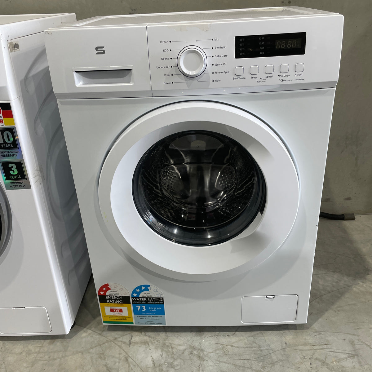 SeikiSC-600AU7FL 6kg Front Load Washing Machine – 1200RPM, Quick Wash, Refurbished