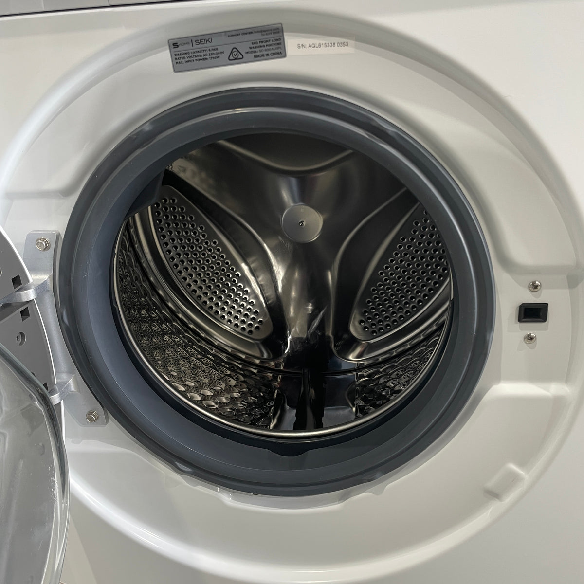 SeikiSC-600AU7FL 6kg Front Load Washing Machine – 1200RPM, Quick Wash, Refurbished