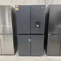 Haier HRF680YPC 623L Quad Door Fridge – Black | Ice &amp; Water | Factory Second | 1 Year Warranty image 0