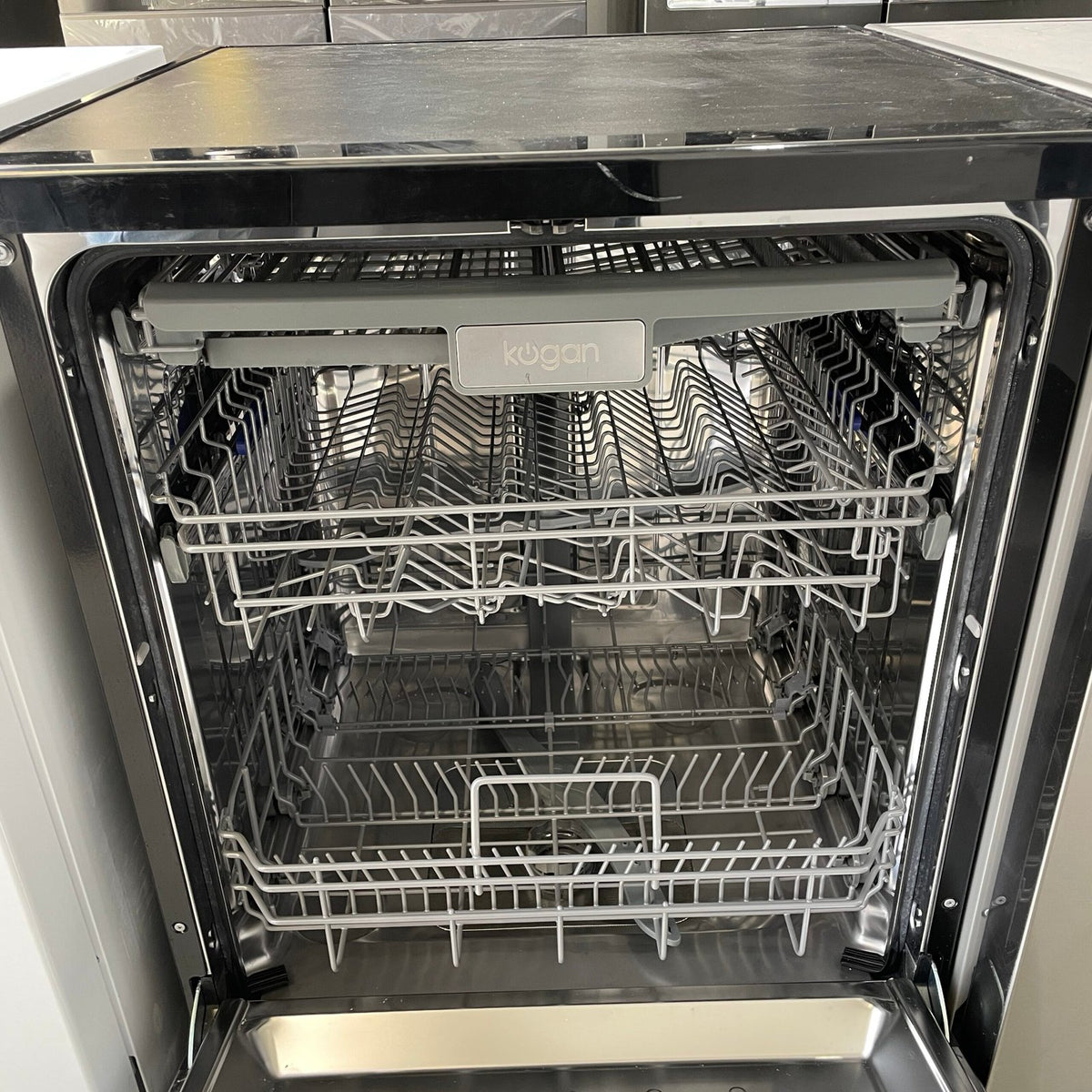 KOGAN 15 PLACE DISHWASHER – BLACK STAINLESS STEEL image 1