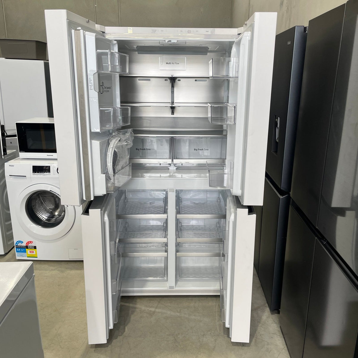 LG GF-L700MWH 637L French Door Fridge – Matte White | Ice &amp; Water | Factory Second | 1 Year Warranty image 2