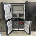 Haier HRF680YPC 623L Quad Door Fridge – Black | Ice &amp; Water | Factory Second | 1 Year Warranty image 2