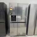 LG 641L Side by Side Fridge – Stainless | Non-Plumbed Ice &amp; Water Dispenser | Factory Second | 1 Year Warranty image 0