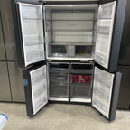 Haier HRF680YPC 623L Quad Door Fridge – Black | Ice &amp; Water | Factory Second | 1 Year Warranty image 1