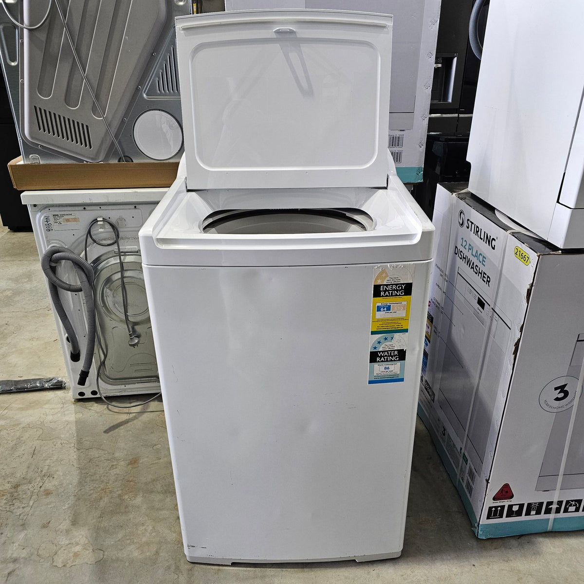 Fisher &amp; Paykel WA7060G1 7kg Top Load Washing Machine – White | Refurbished | 6 Month Warranty image 2
