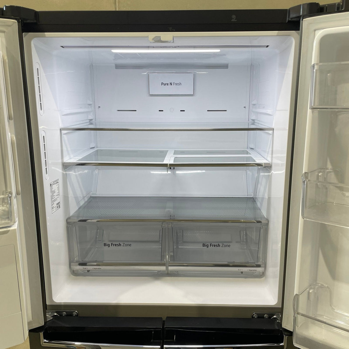 LG 506L French Door Fridge with Plumbed Ice &amp; Water Dispenser GF-L570MBL | image 1