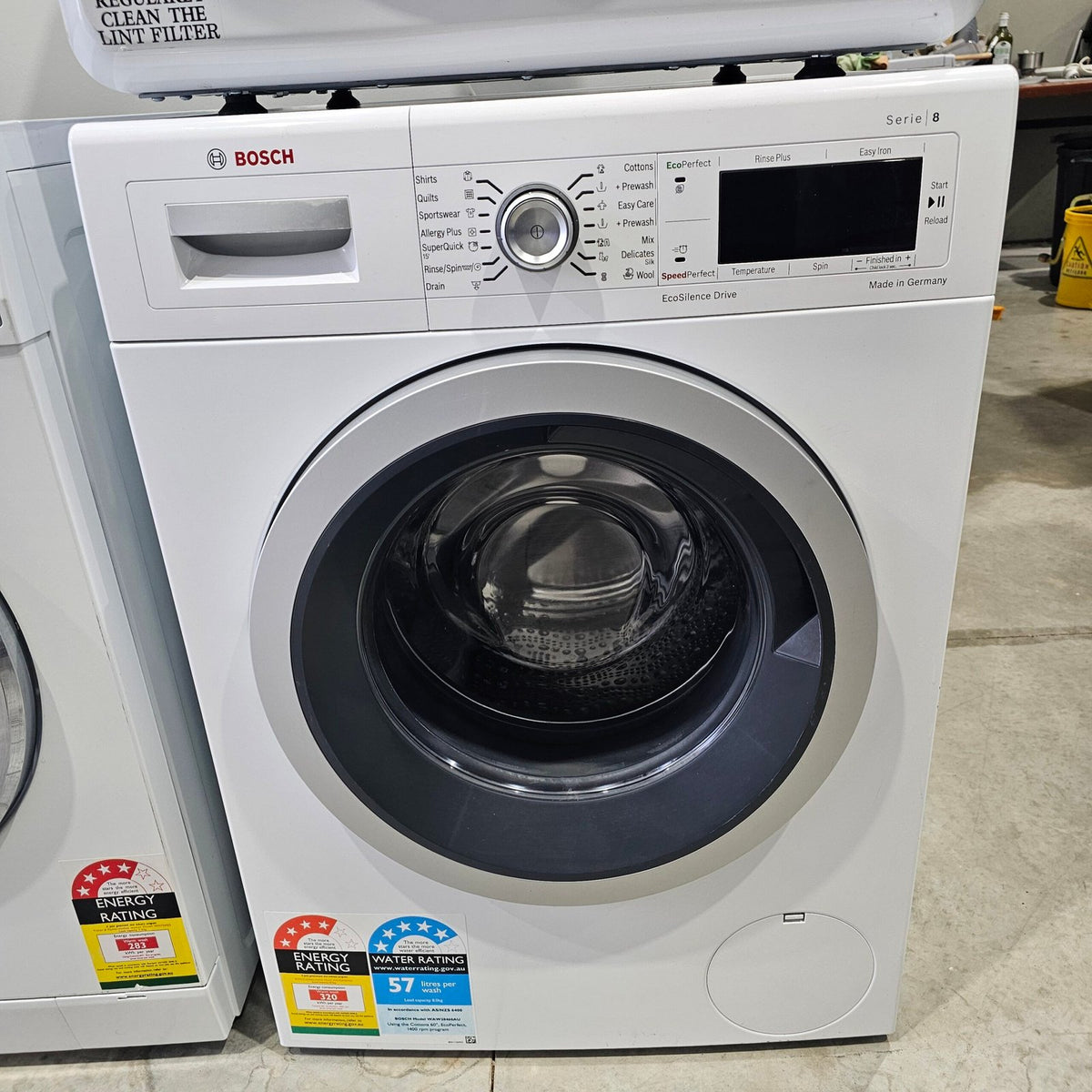 Bosch 8kg Front Load Washing Machine WAW28460AU – Series 8, EcoSilence Drive, VarioPerfect &amp; 1400 RPM | Refurbished image 0