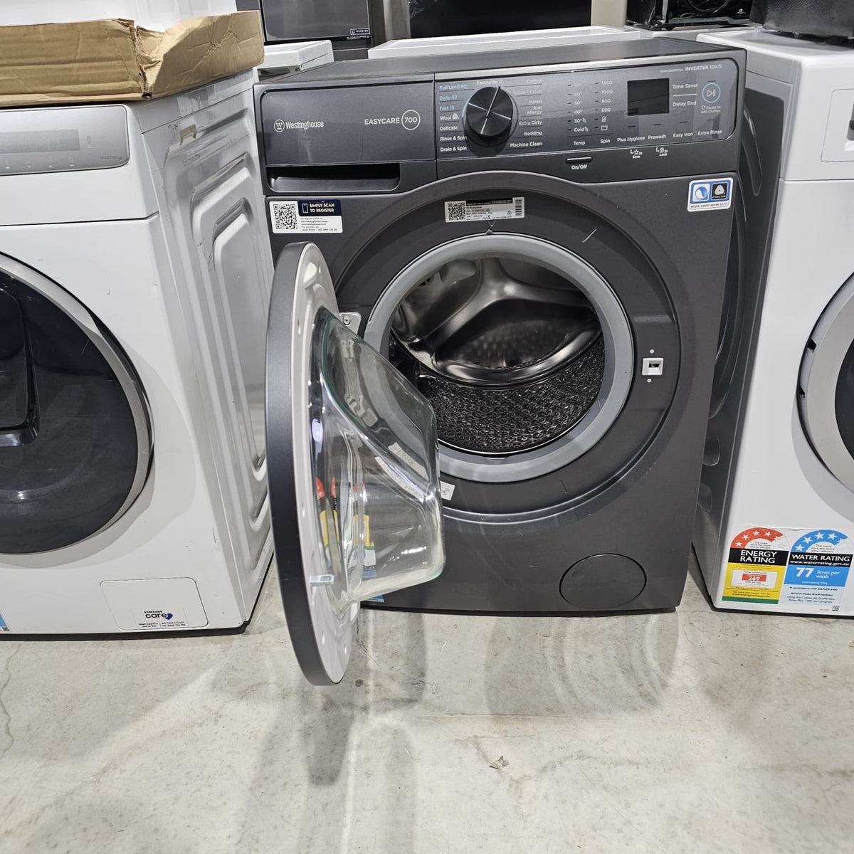 WESTINGHOUSE 10KG FRONT LOADER WASHING MACHINE FOR SALE Refurbished image 2